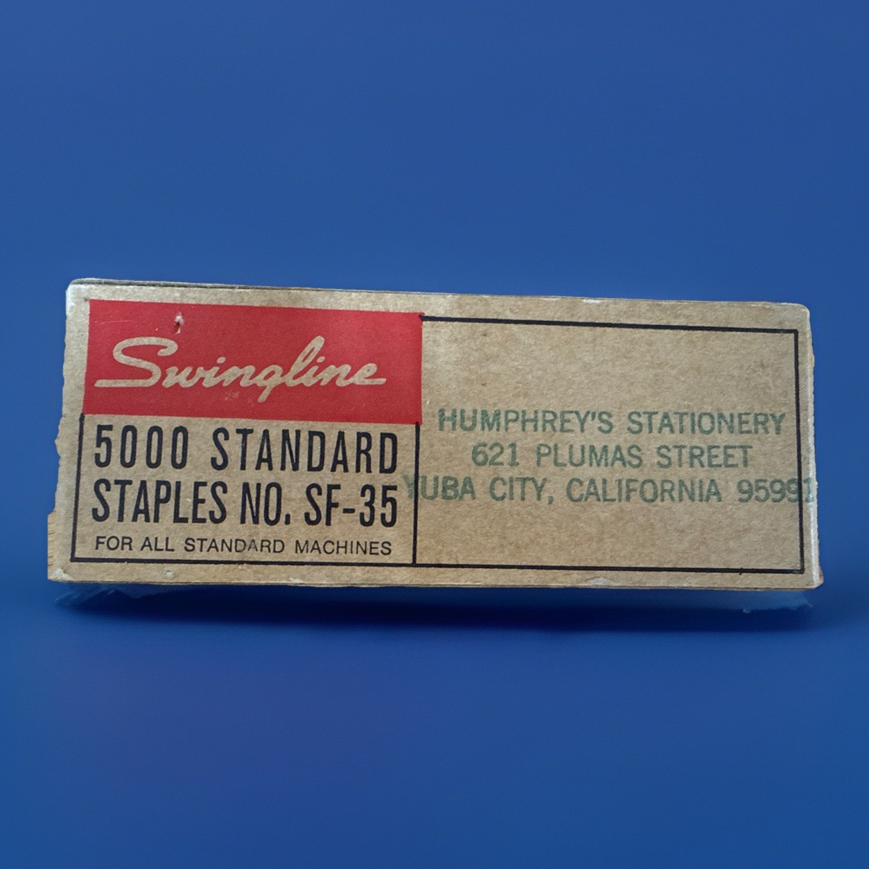 Vtg. Swingline 5000 Standard Staples SF-35 Made In USA No 747  A Few Staples