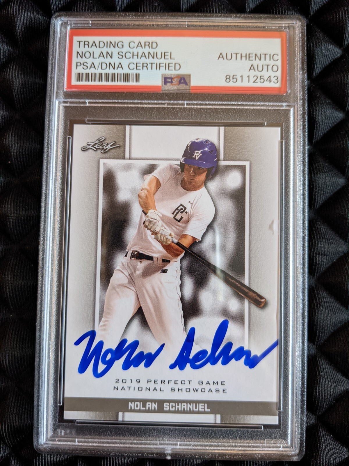 2019 Perfect Game SIGNED: Nolan Schanuel (Angels)