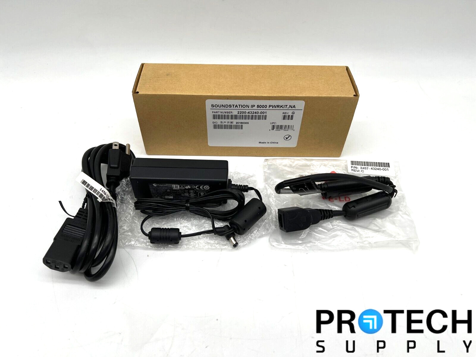 Polycom SoundStation IP 5000 AC Power Supply 2200-43240-001 NEW with WARRANTY