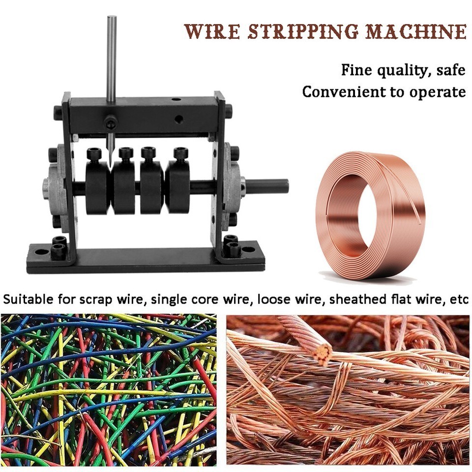 Manual Scrap Copper Wire Stripping Machine Cable Stripping Tool 1mm-30mm