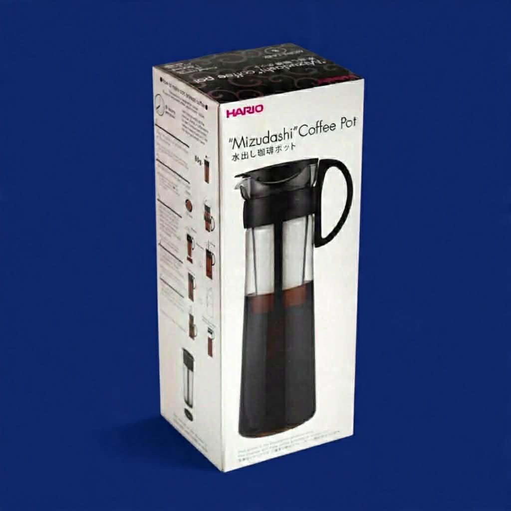 Hario "Mizudashi" Cold Brew Coffee Pot – 1,000ml (8 Cups) Black - New in Box