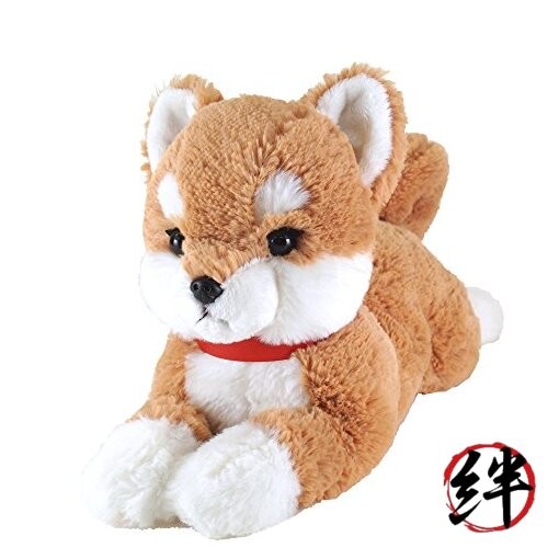 Sun Lemon knee dog Shiba Inu beige S 24 × 9 × 30cm Plush animal Animal P-3052