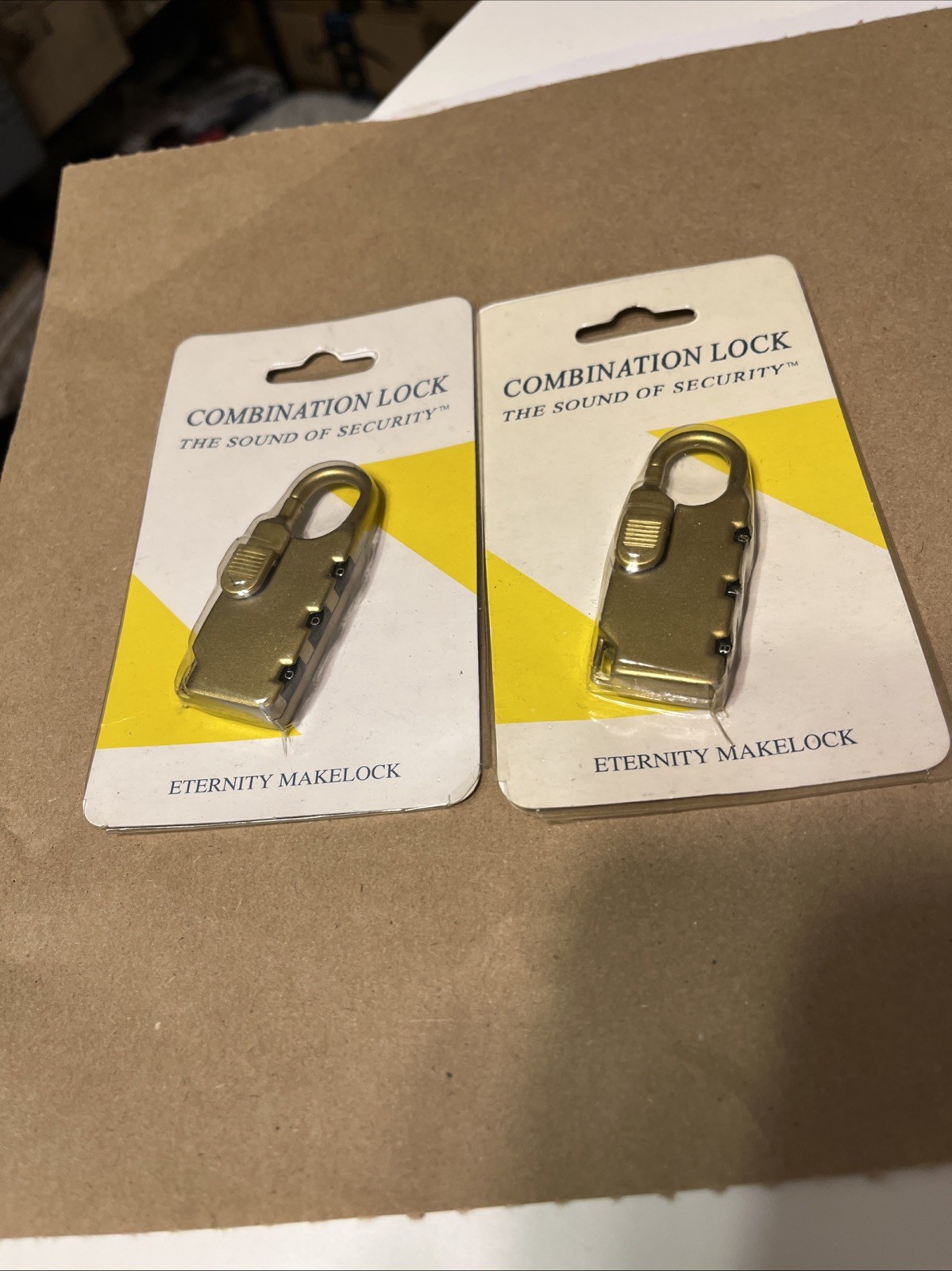 2 Eternity Makelock 3-Digit Combination Locks – Vintage Set-It-Yourself Padlocks