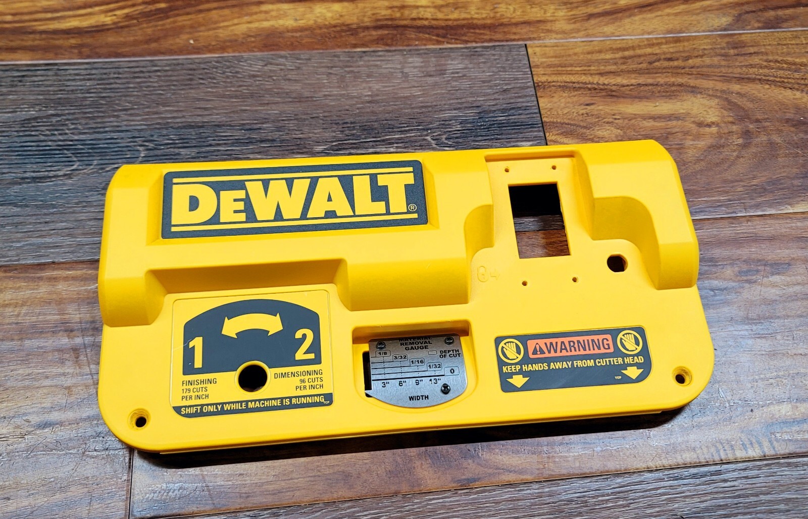 DeWalt FRONT PANEL FOR DW735 DW735X THICKNESS PLANER #5140010-61