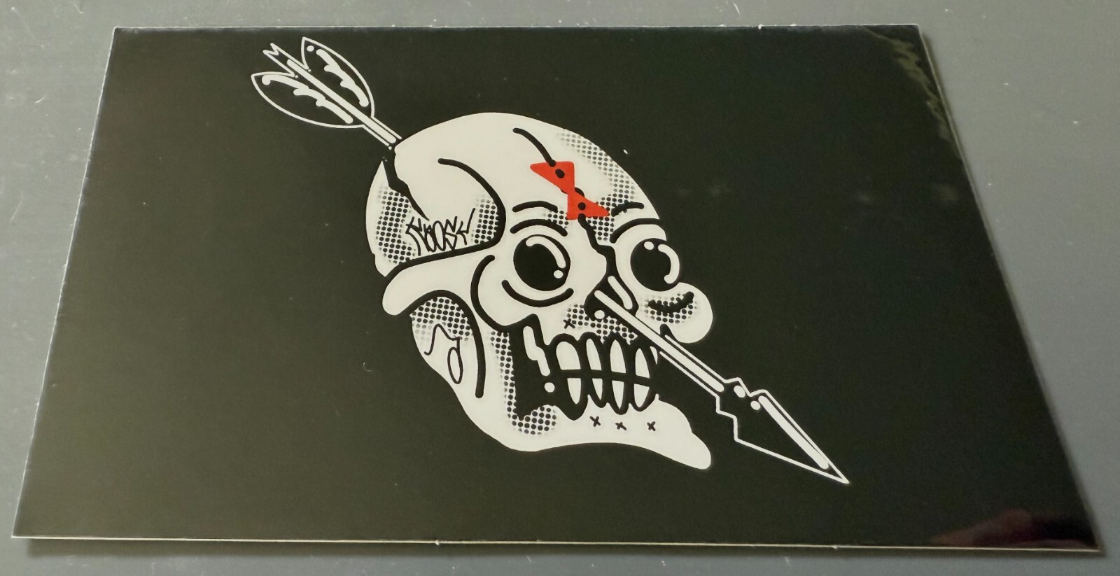 Unkwn8 "Arrow Skull" Sticker