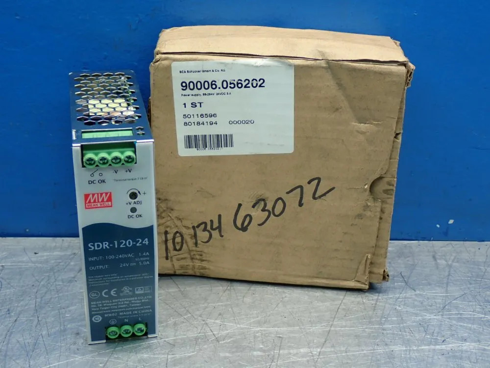 MEANWELL INDUSTRIAL POWER SUPPLY SDR-120-24