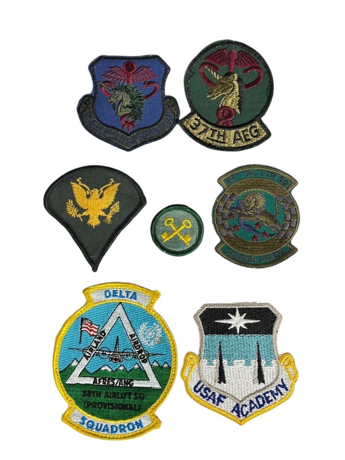 USAF Desert Storm Patch Lot Saudi Arabia Provisional Aerovac & Tactical Fighter