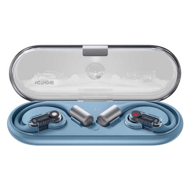 NOTHING Ear (open) Open-Ear Bluetooth Headphones Over-Ear Blue