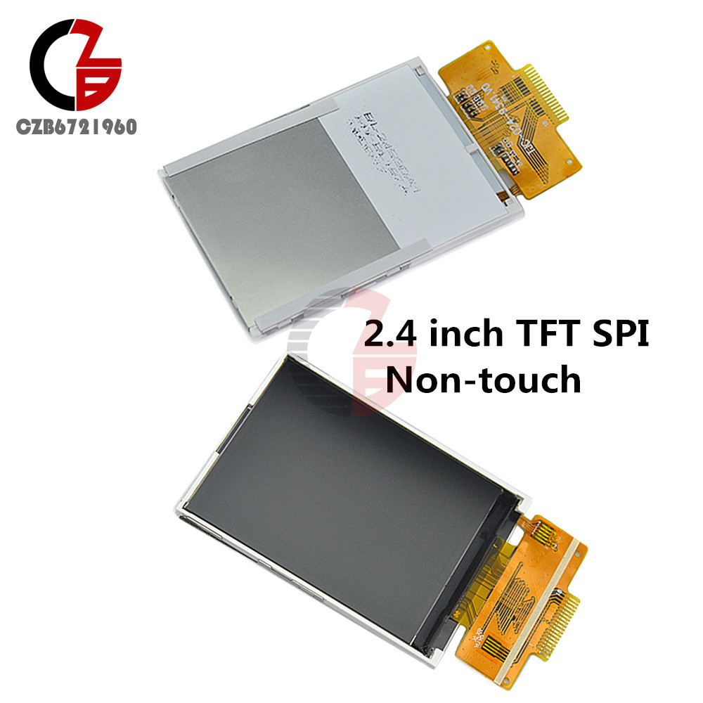 2.4" 240x320 SPI Serial TFT Color LCD Display ILI9341 Driver Non-touch Module