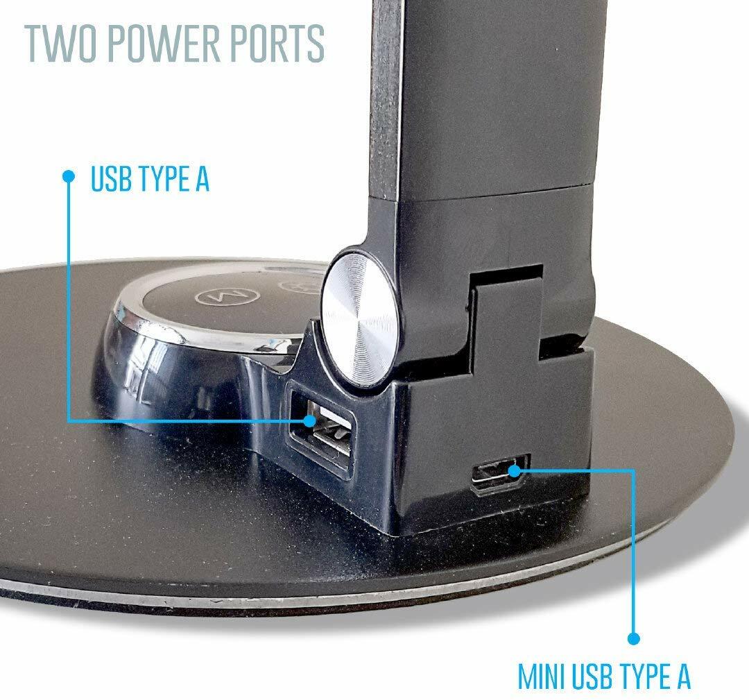 NULED Piano Desk Lamp Dimmable LED (Bright Cold White, Warm White or Dim White)