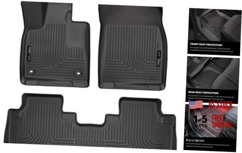 Black Weatherbeater Floor Mats for Lexus RX350/RX450h 2016-19