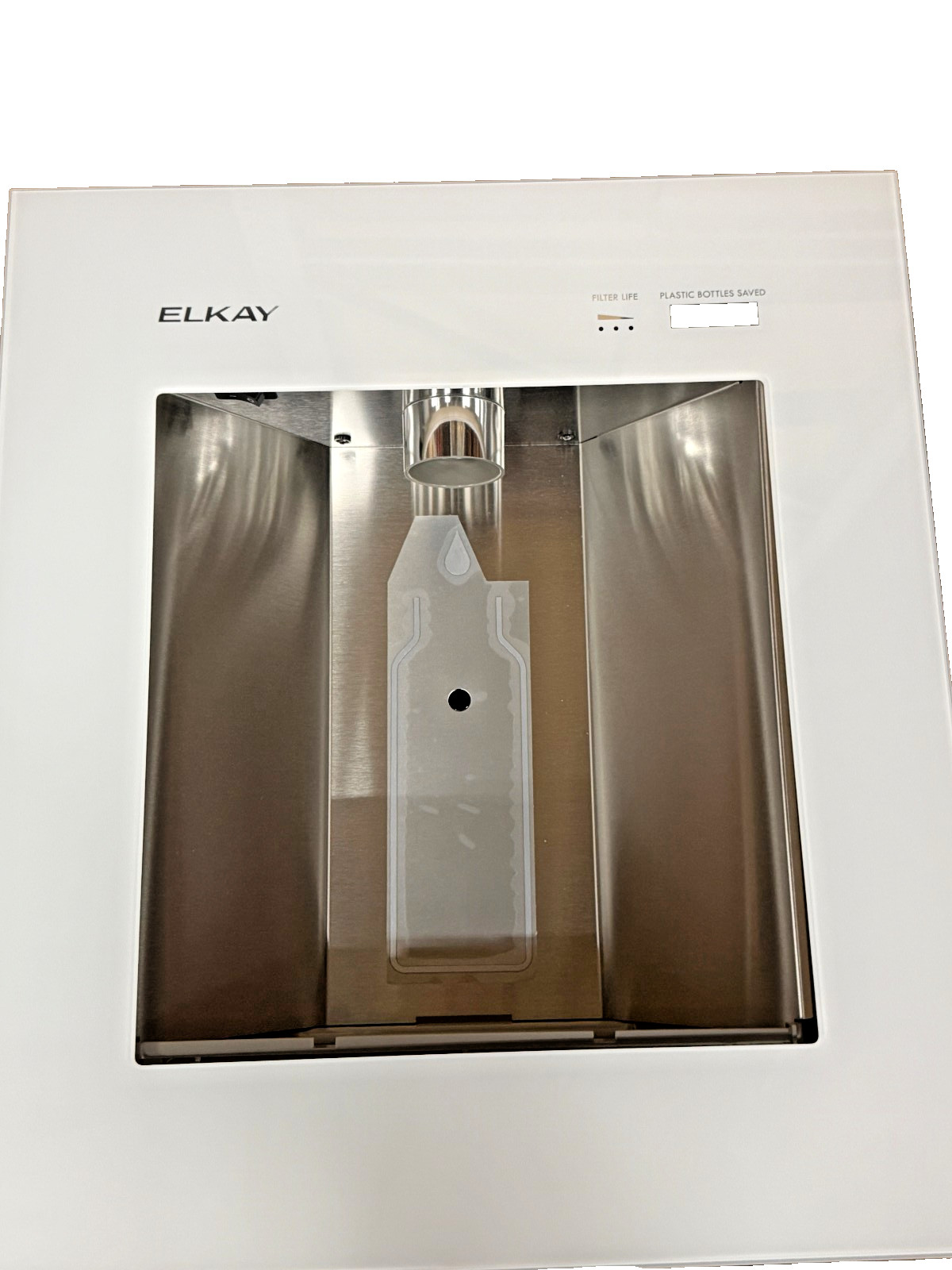 Elkay LBWDC00WHC Recessed Wall Water Dispenser Commercial ASPEN WHITE