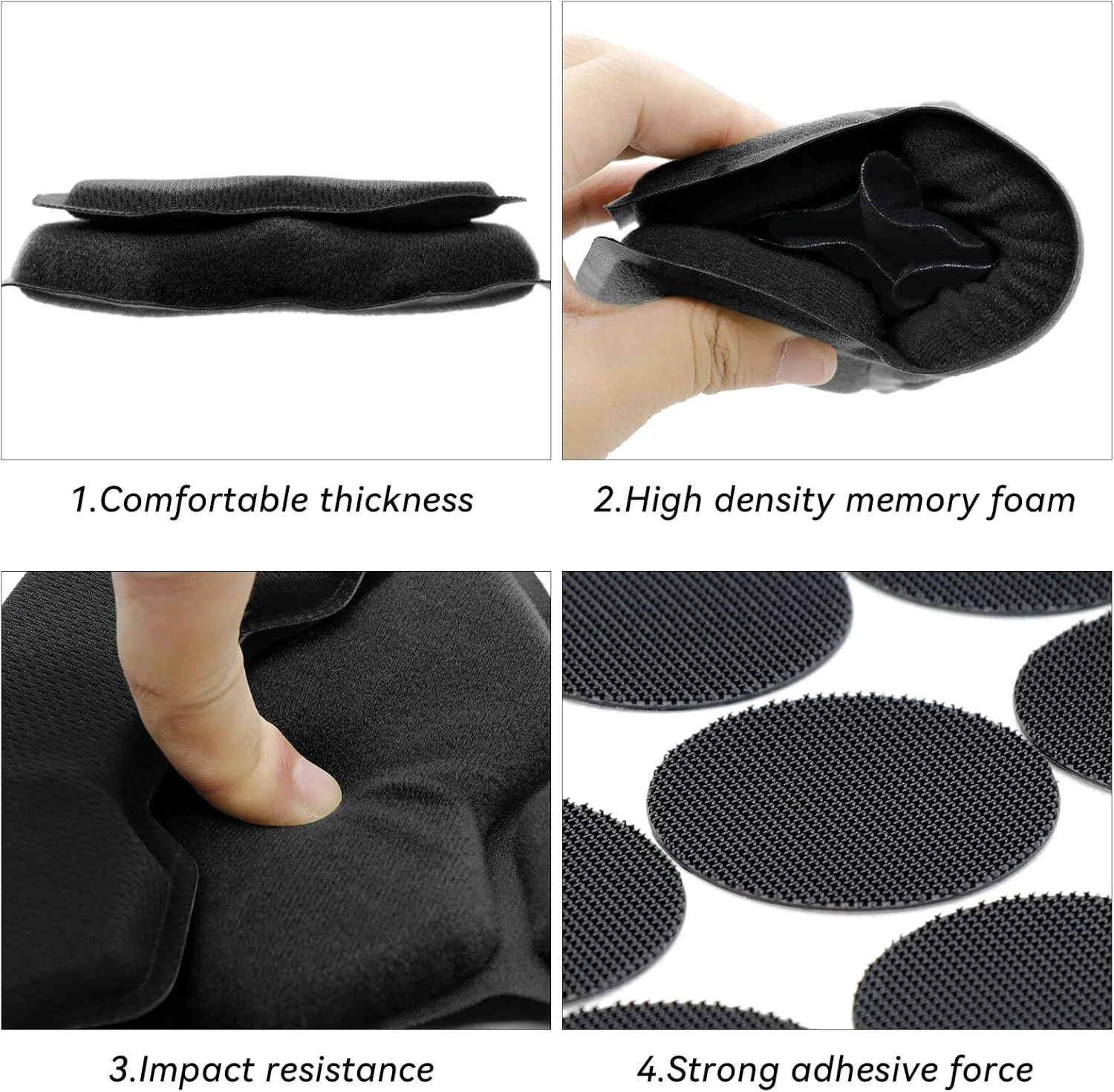 Tactical Airsoft Helmet Pads Internal Memory Foam Foam Protective Cushion Buffer