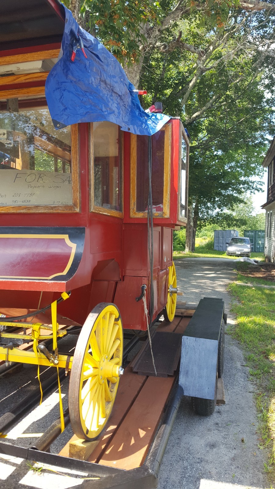 Antique Popcorn Wagon