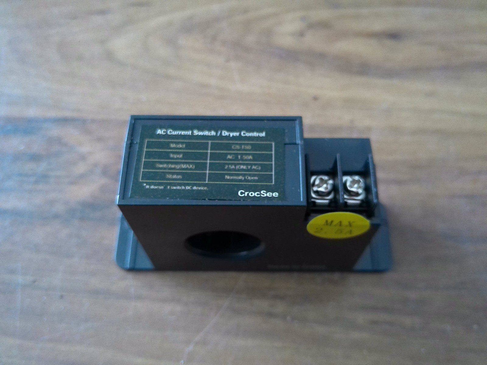 CrocSee AC Current Switch / Dryer Control CS-TS0, Max 2.5A Free US Shipping