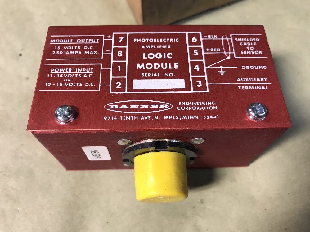 NEW Banner Engineering Photoelectric Amplifier Logic Module B5R 16041 FAST SHIP