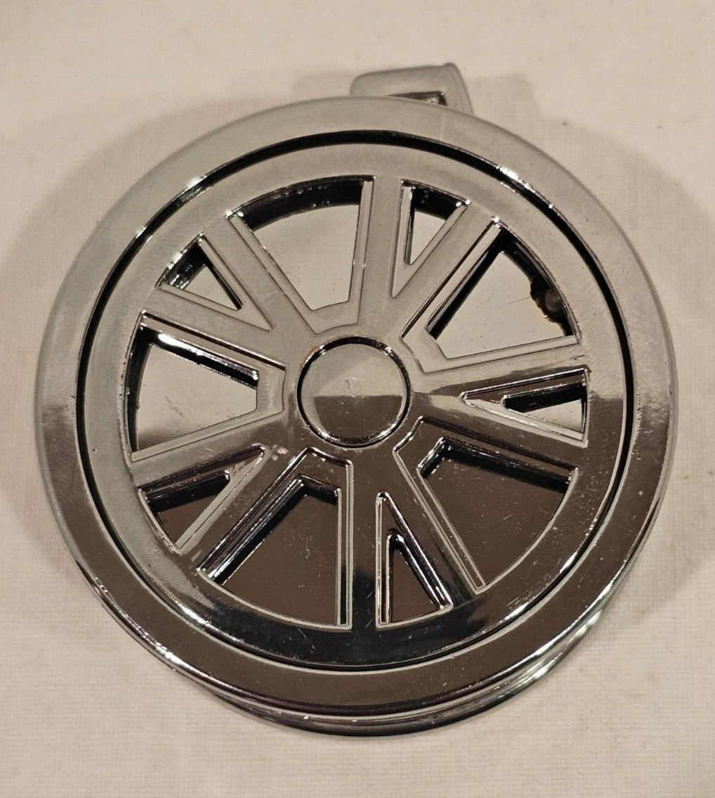 Spinning Chrome wheel butane cigarette cigar refillable lighter w/sound FREE S&H