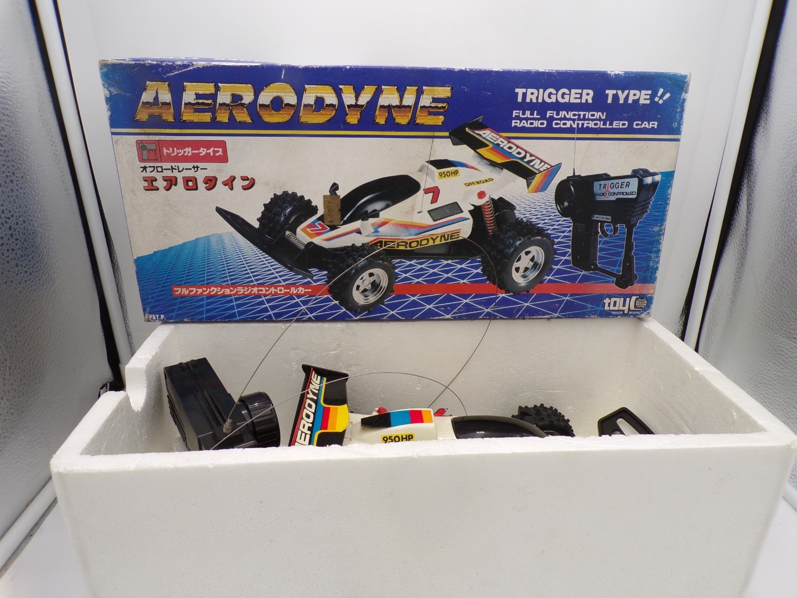80's Toyco Japan Radio Control Aerodyne Buggy w/Box Yonezawa Nikko Taiyo READ!