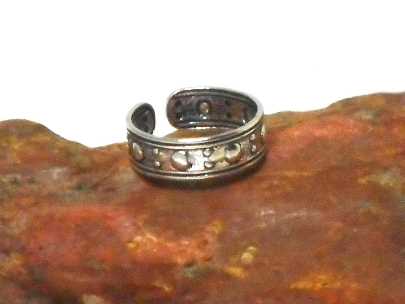 Adjustable TOE RING Sterling Silver 925