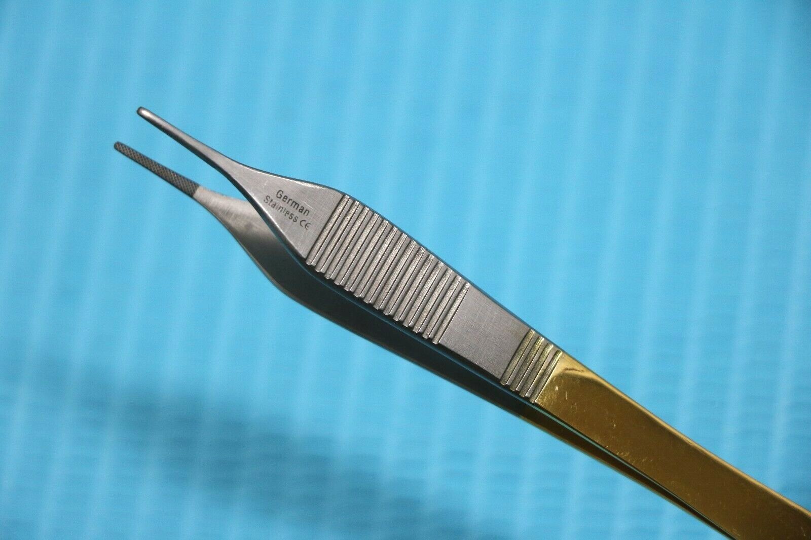 5 T/C GERMAN GRADE ADSON DRESSING FORCEPS 4.75" WITH TUNGSTEN CARBIDE INSERTS