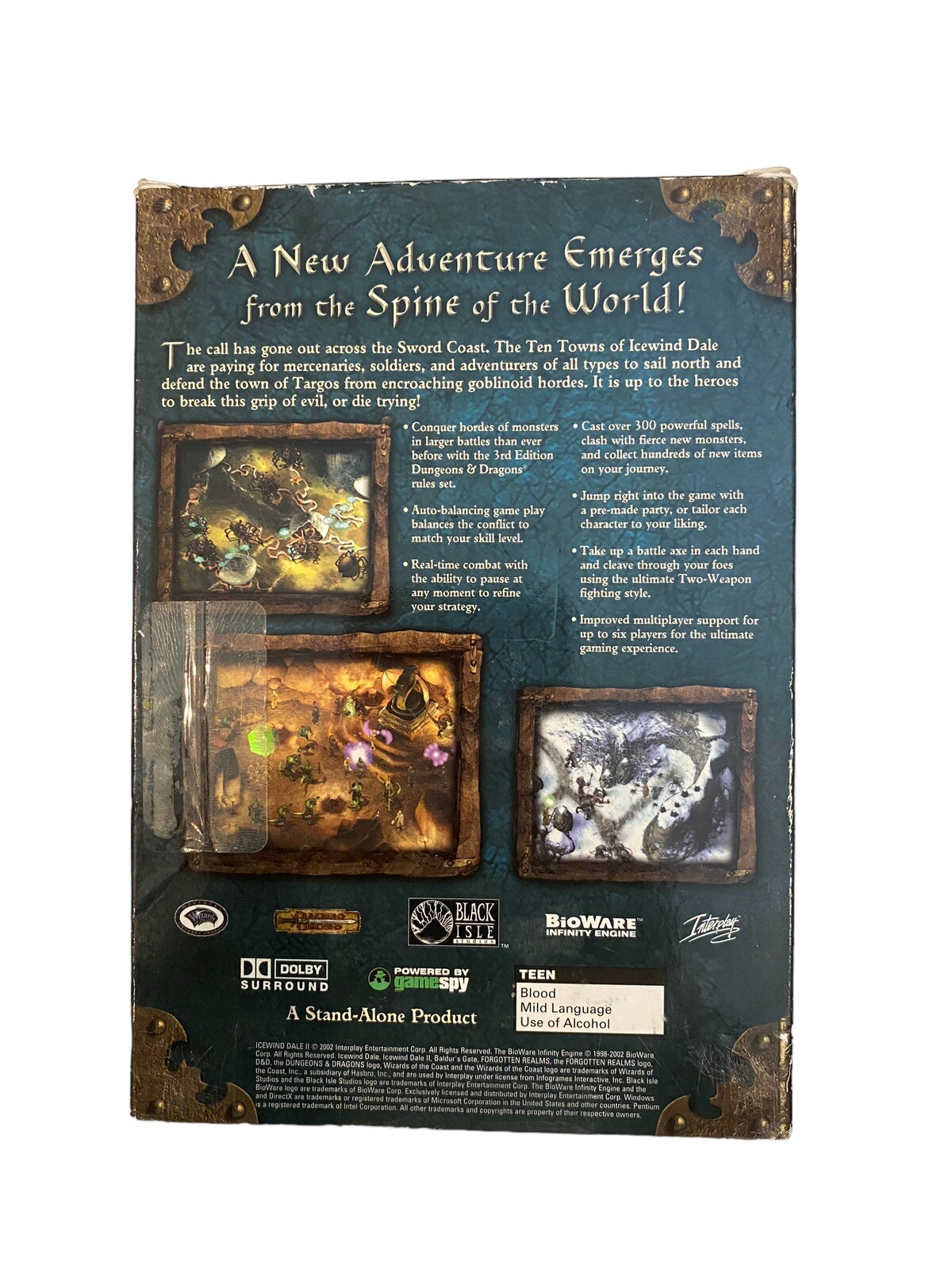 Icewind II PC CD-ROM Forgotten Realms D&D