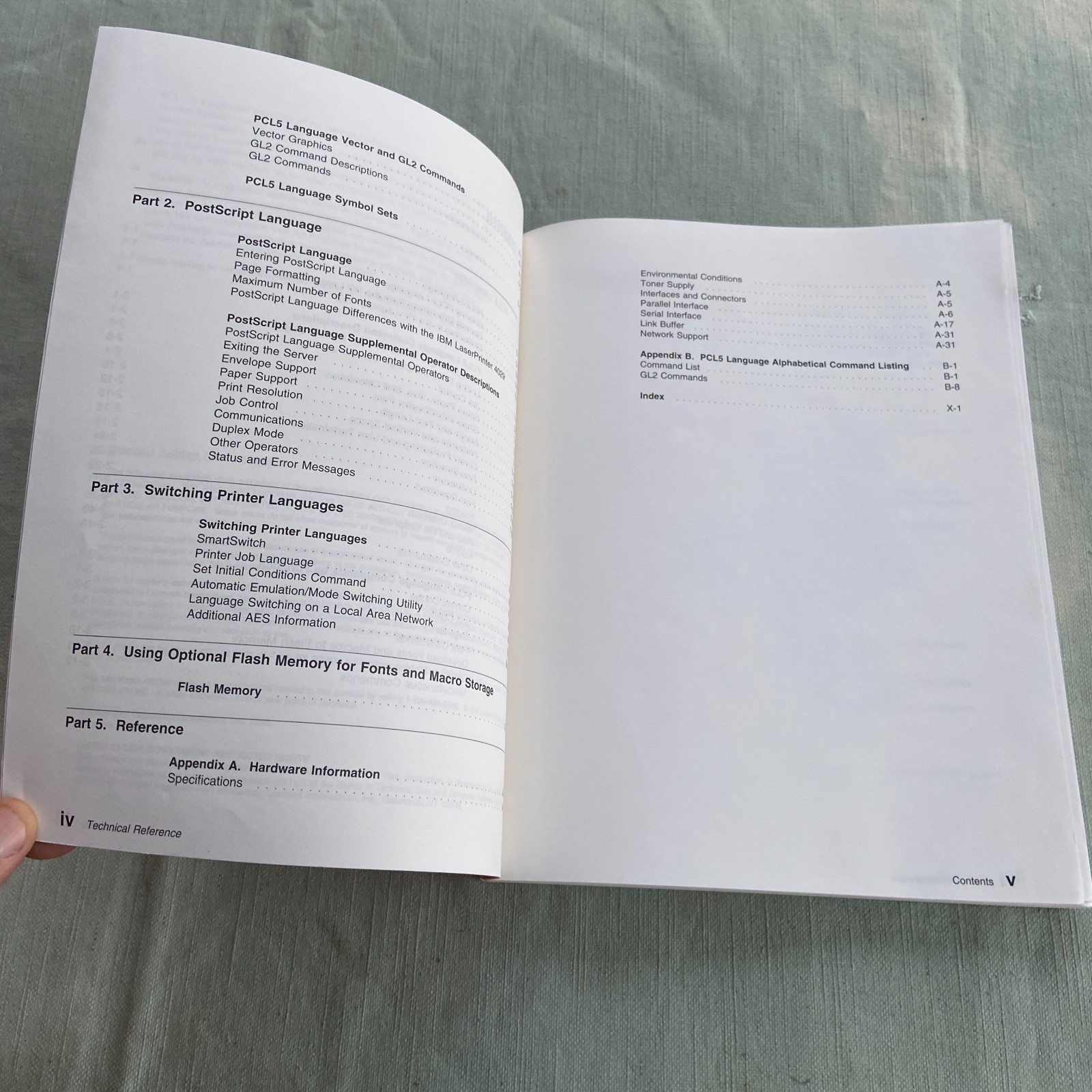 Technical Reference Manual IBM Laser Printer 4039 Series Lexmark 1993 2nd Ed VTG