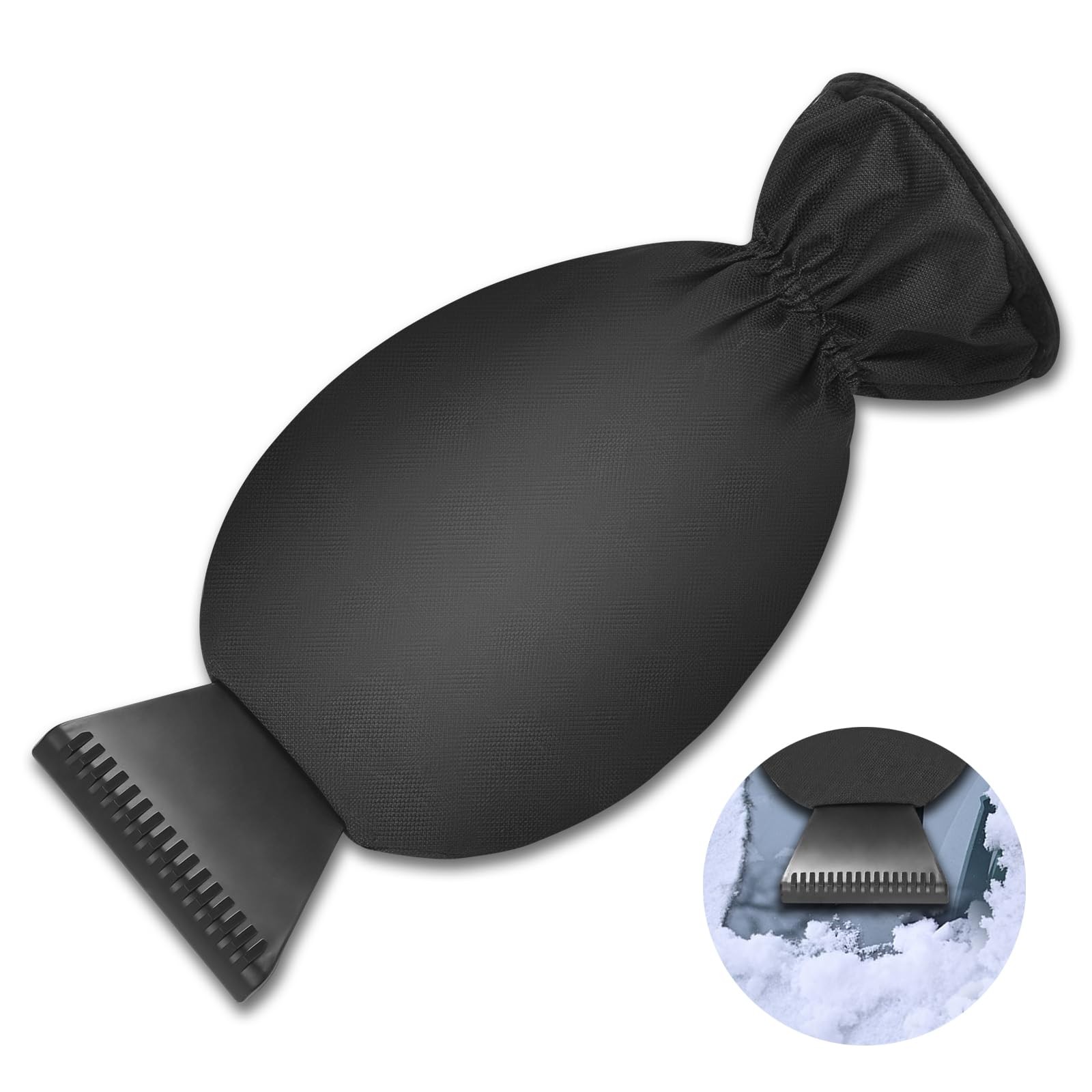 Ice Scraper Car with Glove, Reusable Ice Scraper with Glove, S...