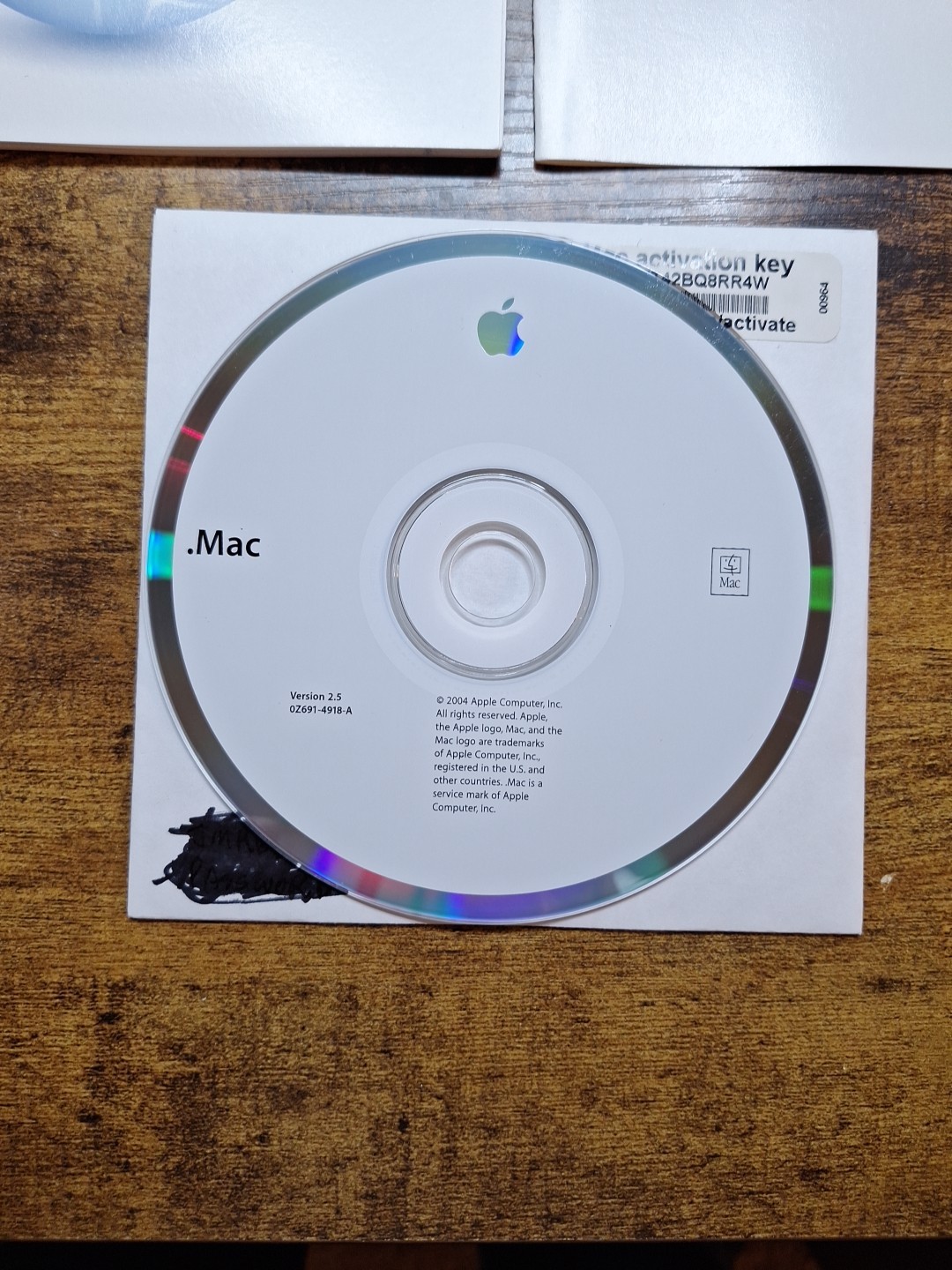 2004 Macintosh Mac .Mac Software Installation CD Version 2.5