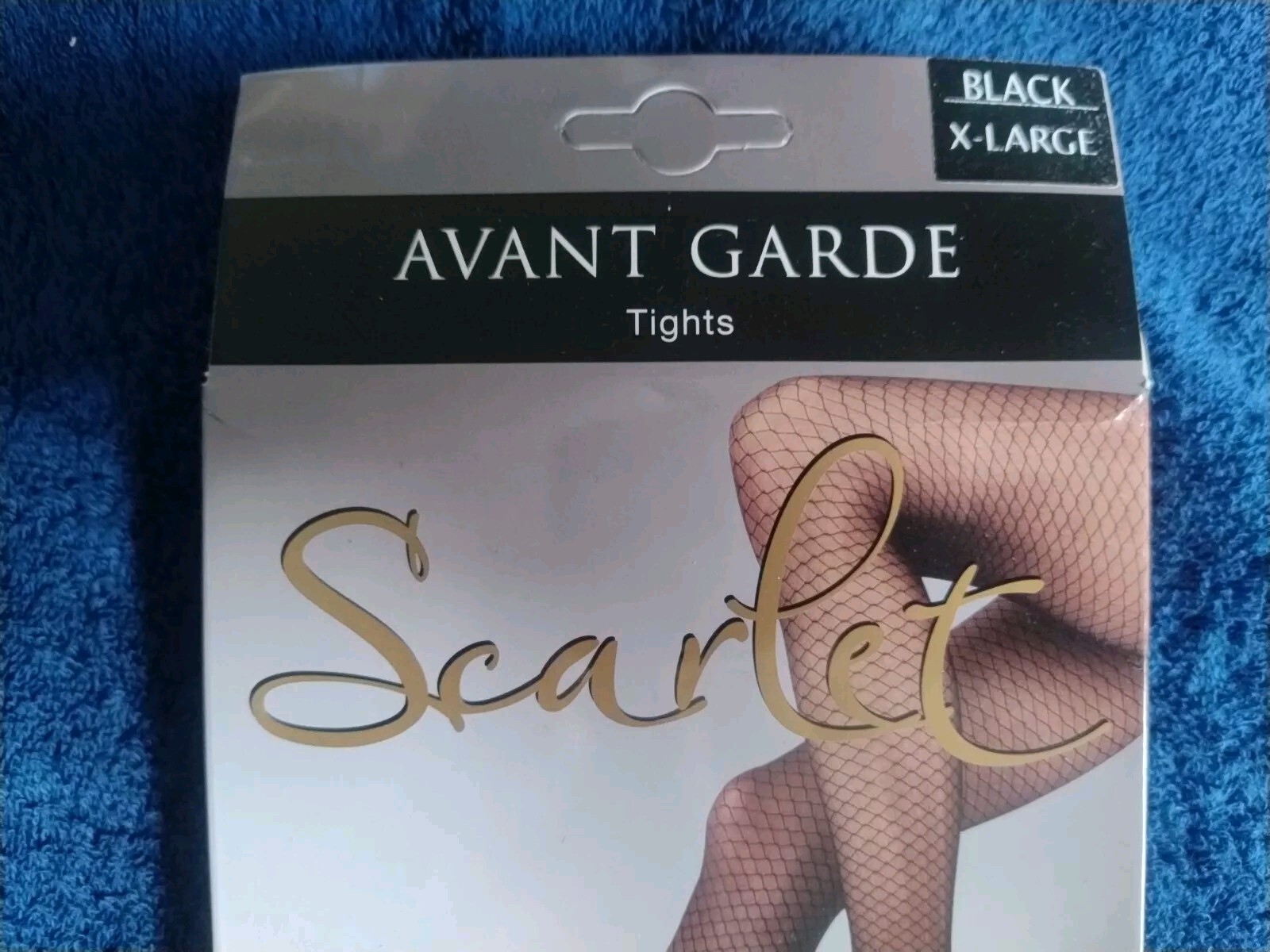 Scarlet by Silky Avant Garde Tights, Size XL in Black
