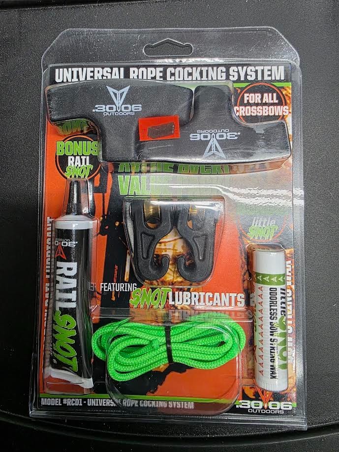 30-06 OUTDOORS CROSSBOW COCKING ROPE W/ 1/2 OUCE RAILSNOT & STRING SNOT TENPOINT