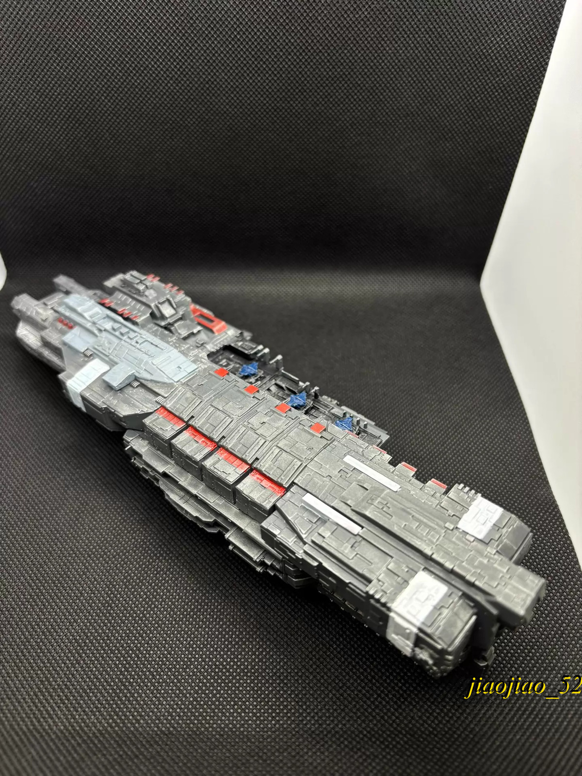 Infinite Lagrange Solar Whale Aircraft Carrier 3D Printed Painted Model Toy 22cm