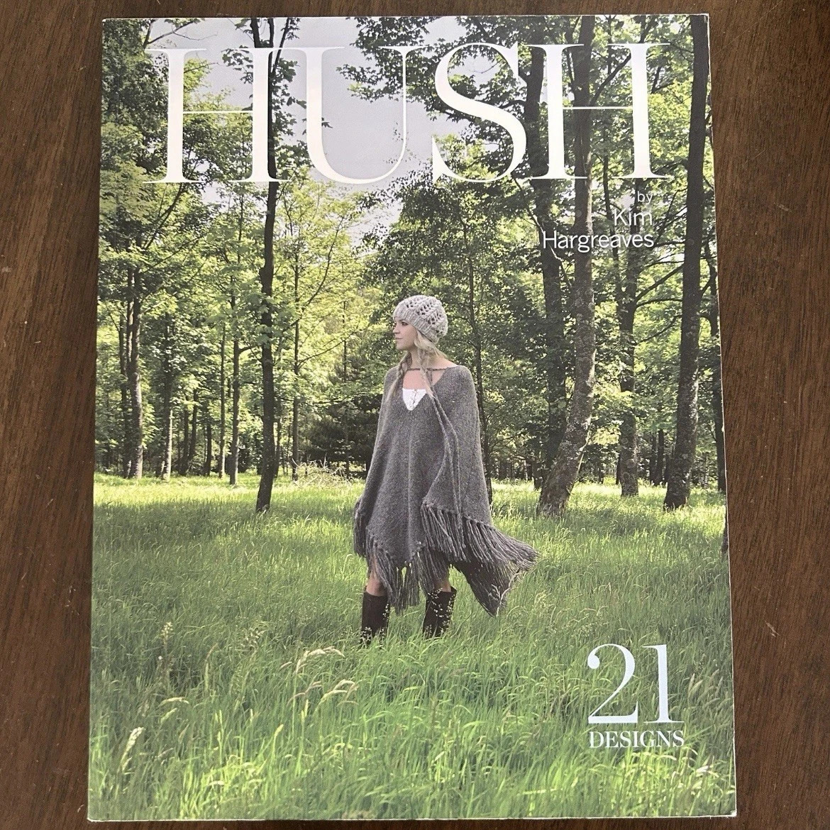 HUSH by Kim Hargreaves 21 Designs Modern Knitting Pattern Book Sweaters Hats
