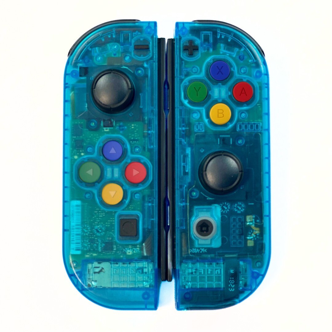 Clear Custom Never Drift Hall Effect Nintendo Switch Joy-Cons OEM Authentic