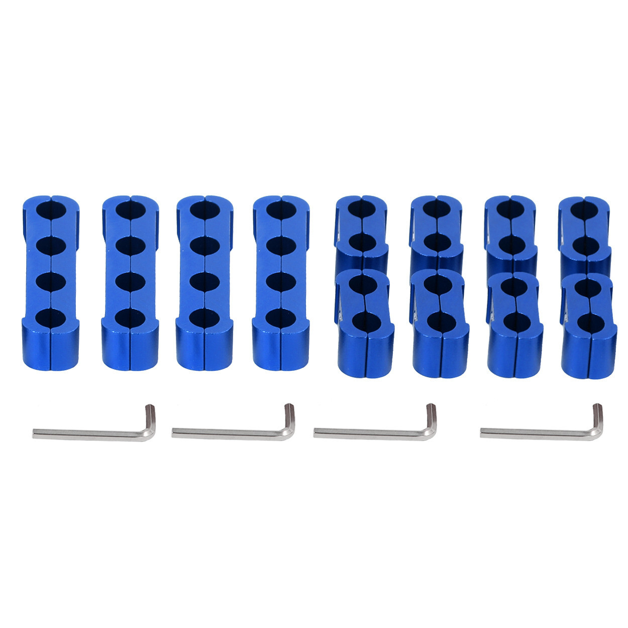 Spark Plug Heat Shield Protector Engine Spark Plug Wire Separator Blue 20Pcs