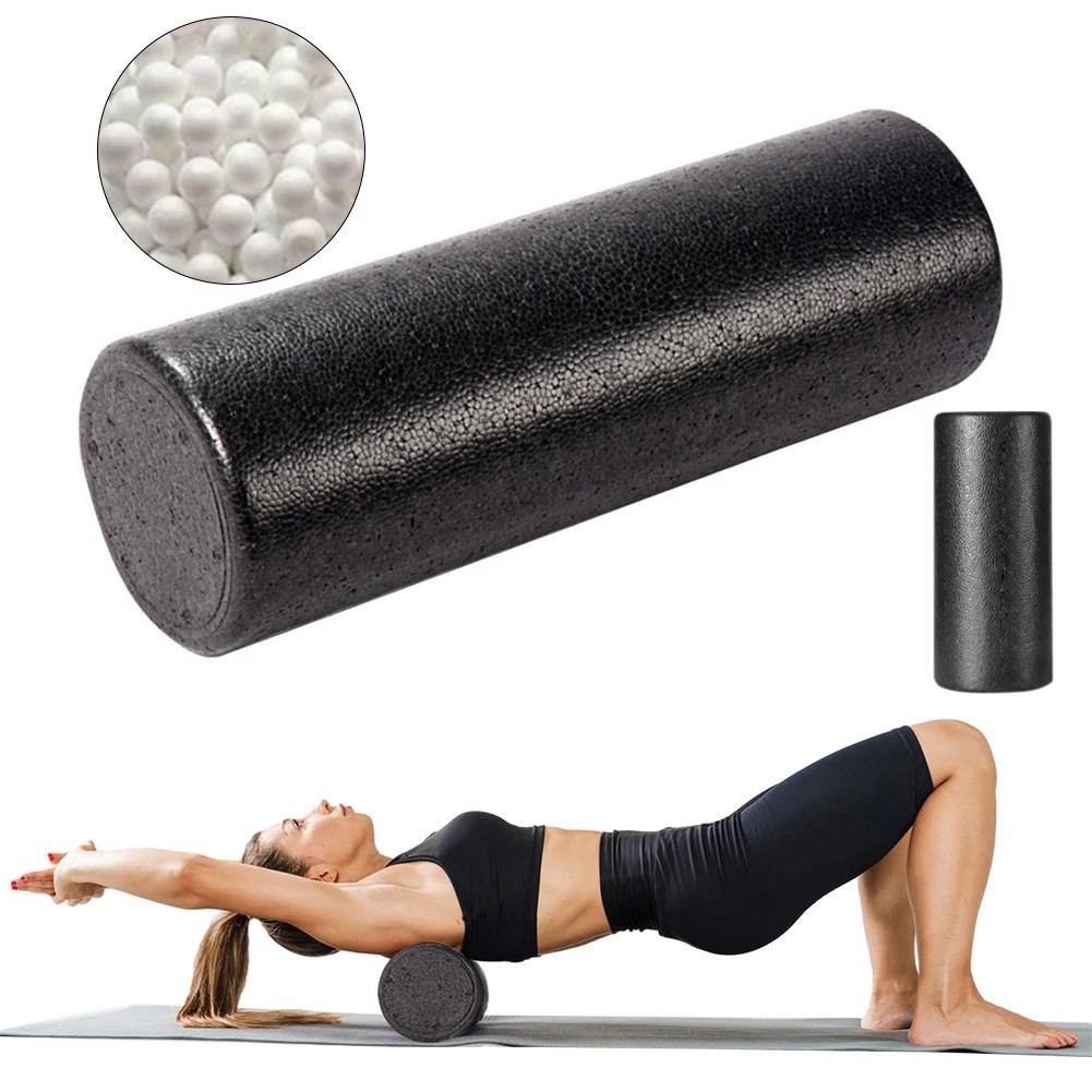12 Inch High-Density Foam Roller – Solid Core Muscle Massage for Exercise