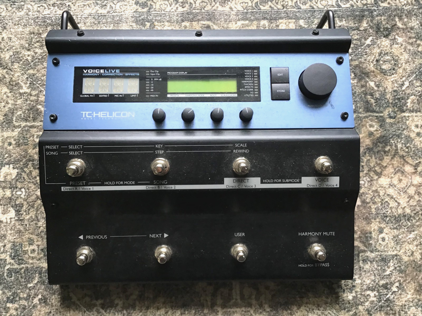 TC Helicon Voicelive Vocal Harmony, Correction, and Effects Processor Pedal