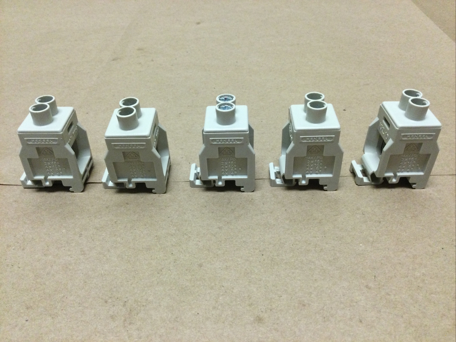 NEW (LOT 5) HENSEL KKL 10, 26-22-114, CONNECTING TERMINAL 16° 690V FREE SHIPPING