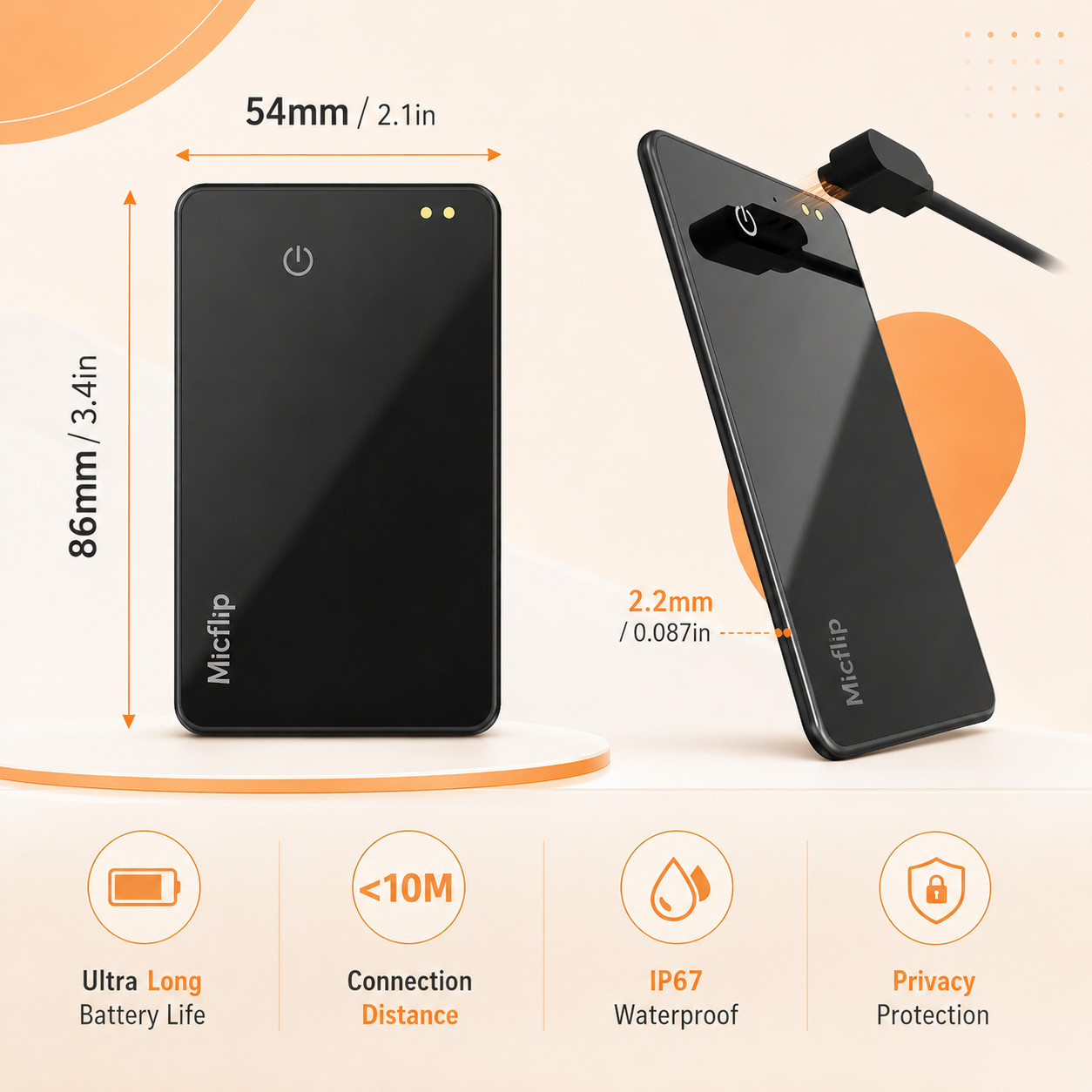 Wallet Tracker Card (Samsung Only) Rechargeable Bluetooth Ultra Thin Finder