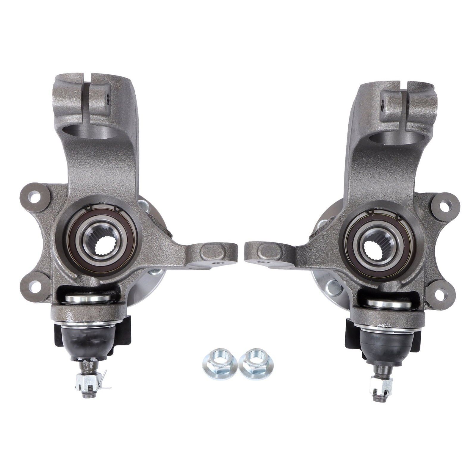 Front Steering Knuckles Wheel Hub Bearings For Ford Transit Connect 2010-2013