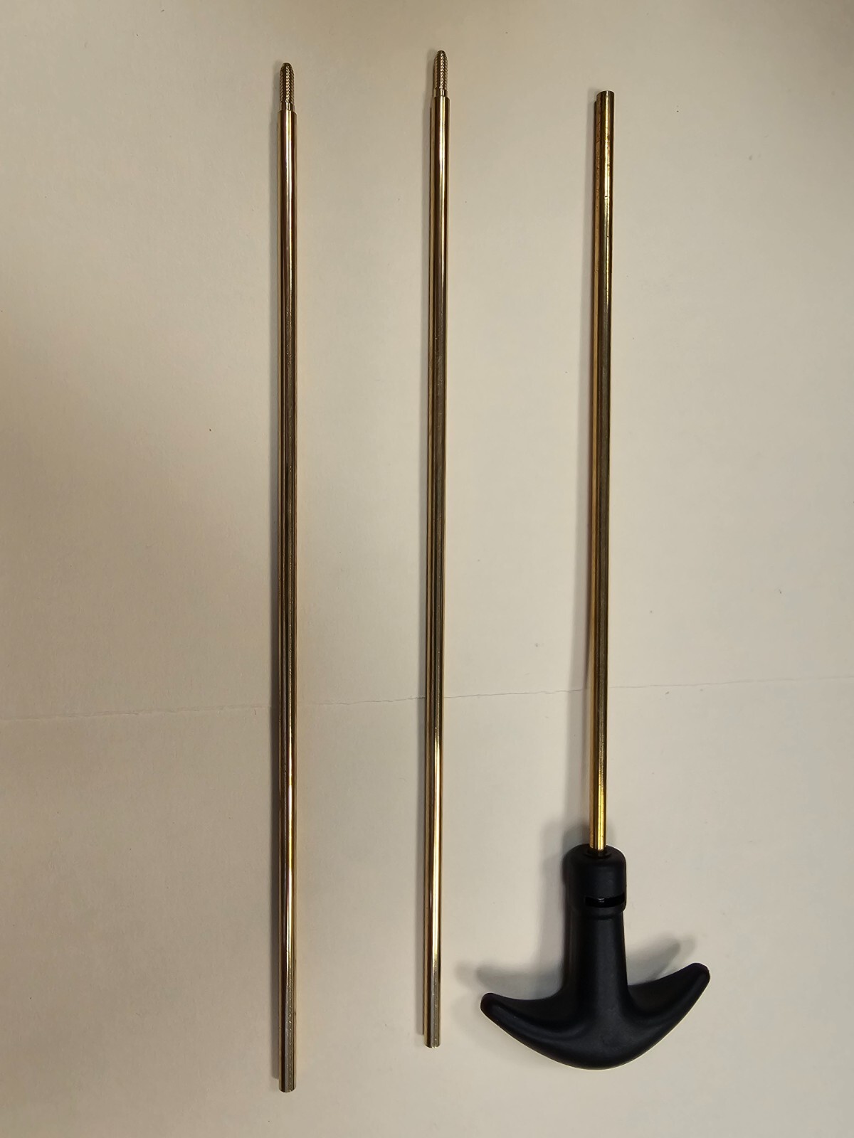 8-32 Gun Pistol Rifle Brass Rod kit 2 ea 10-1/2' rods n 1 ea 9'' rod with handle