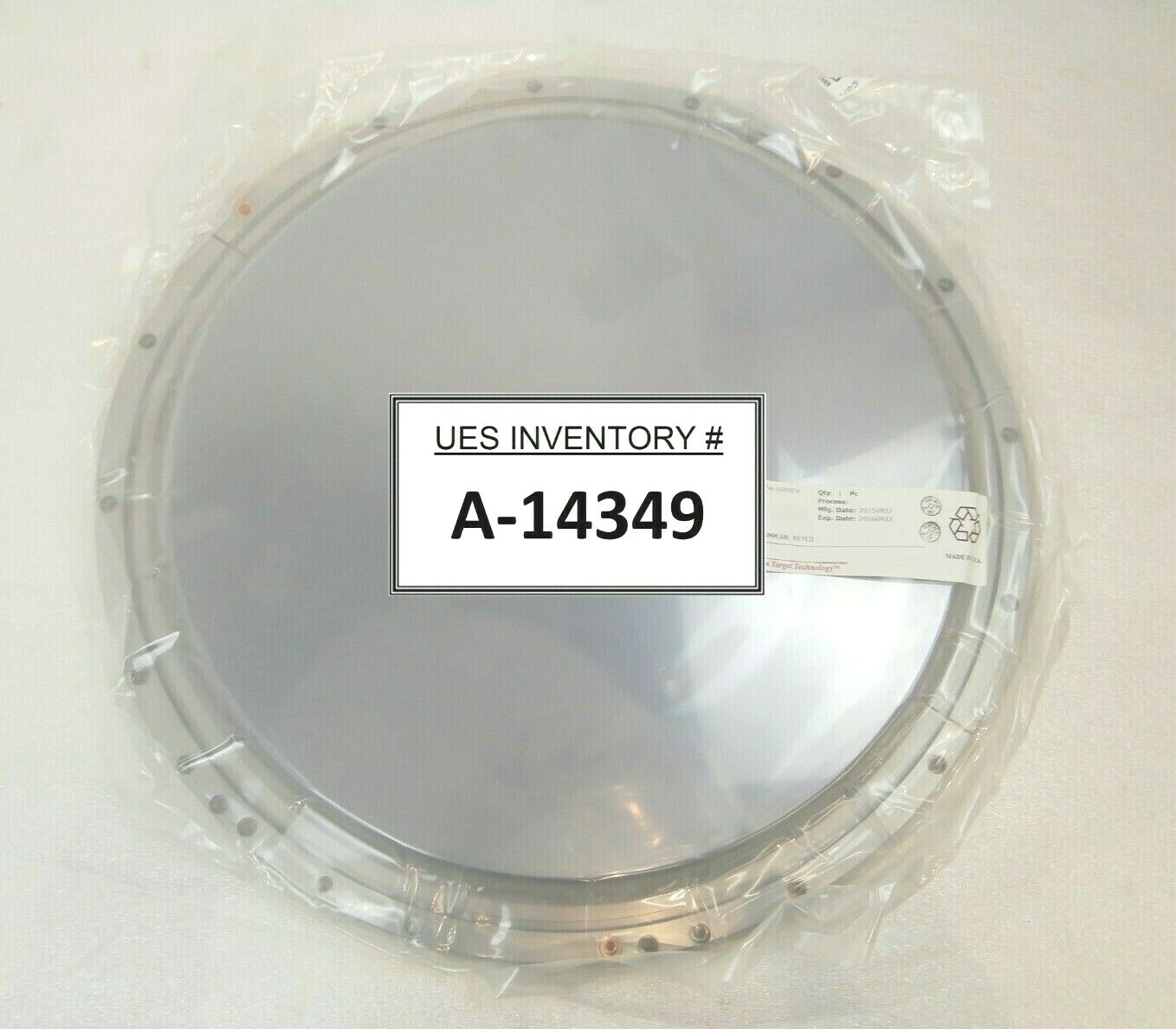 Tosoh 83600-14056-60000V J8R3 Target 300mm 6N Keyed New Surplus