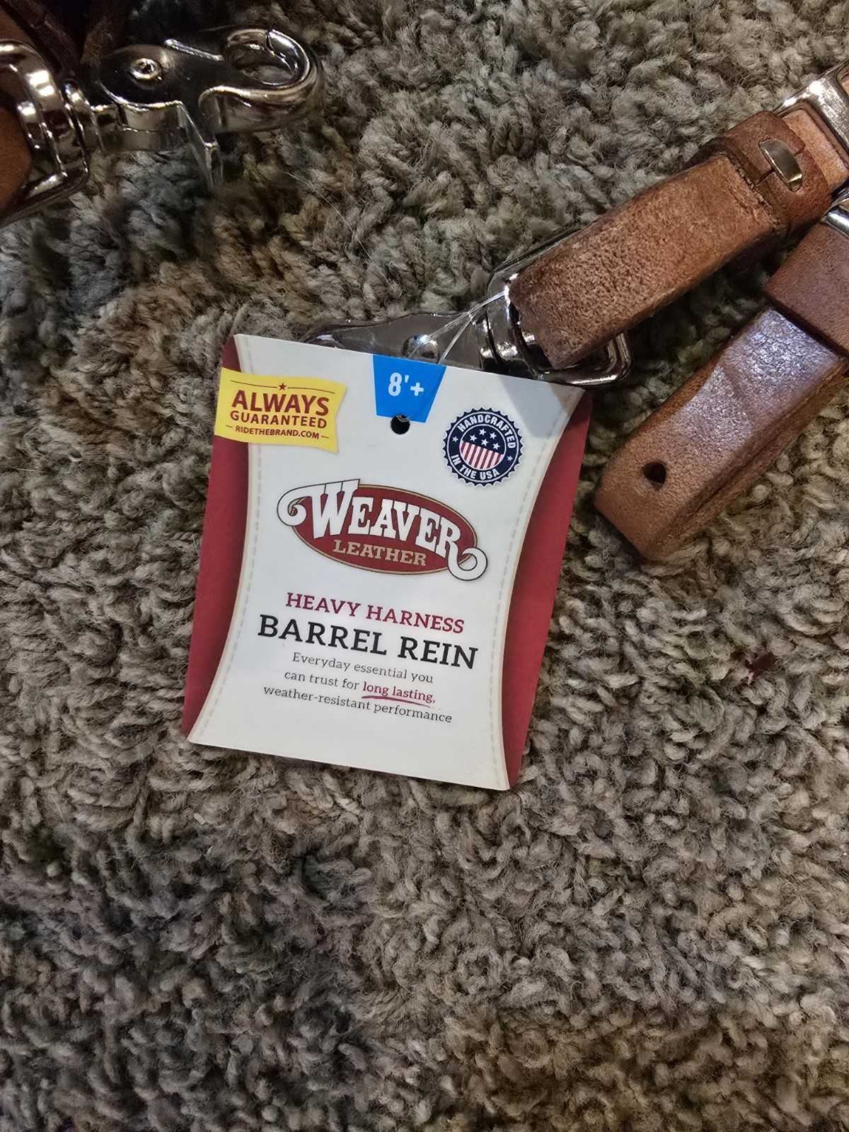 BNWT Weaver Heavy Harness Barrel Rein