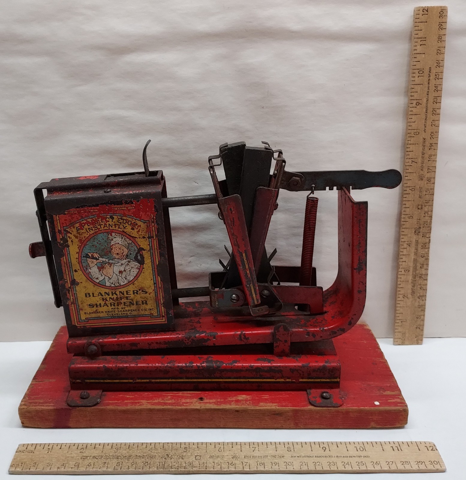 BLANKNER'S KNIFE SHARPENER - A Perfect Edge Instantly - Blankner Knife - As Is