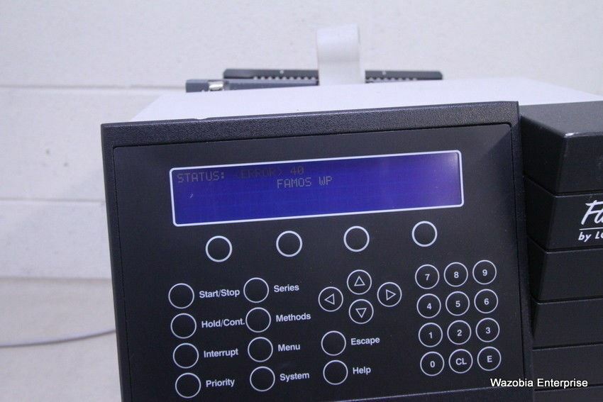 DIONEX LC PACKINGS FAMOS AUTOSAMPLER SPARK 920 HPLC CHROMATOGRAPHY