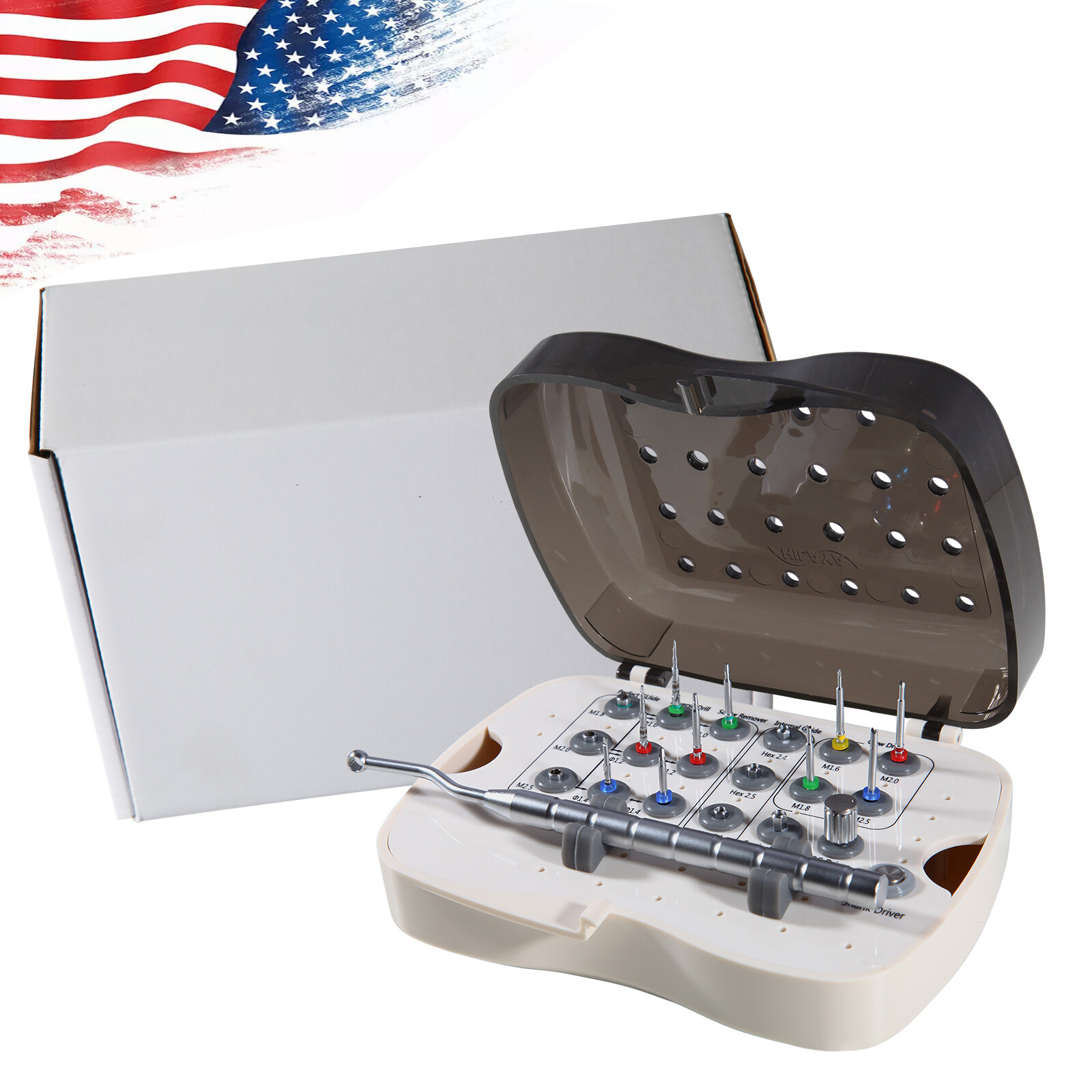 Dental Implant Broken Screw Remover Reverse Drill Guide Driver SR Neobiotech