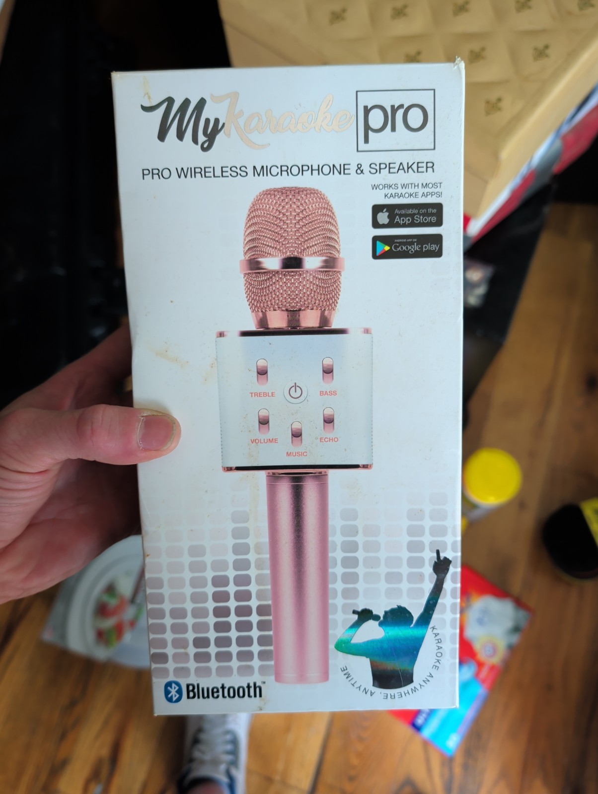 MY KARAOKE PRO 2-in-1 WIRELESS BLUETOOTH MICROPHONE