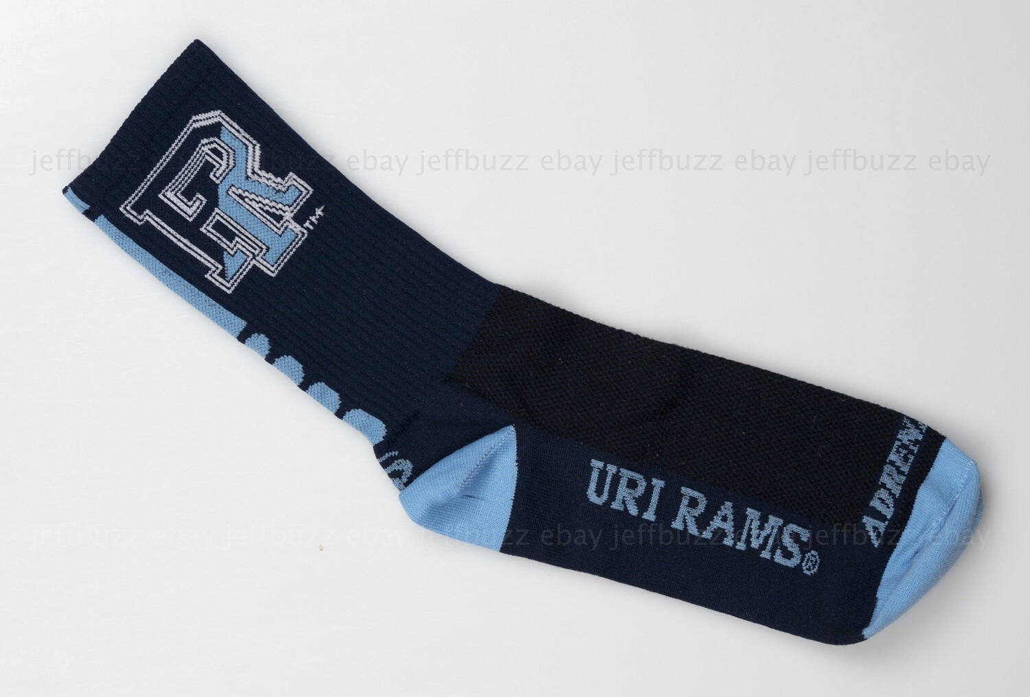URI University of Rhode Island Cycling Socks L-XL 10-13 MADE IN USA