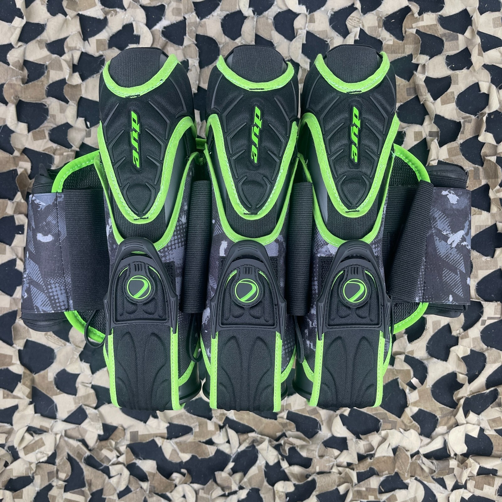 NEW DYE Assault Pack Harness 3+4 - Lime DyeCam