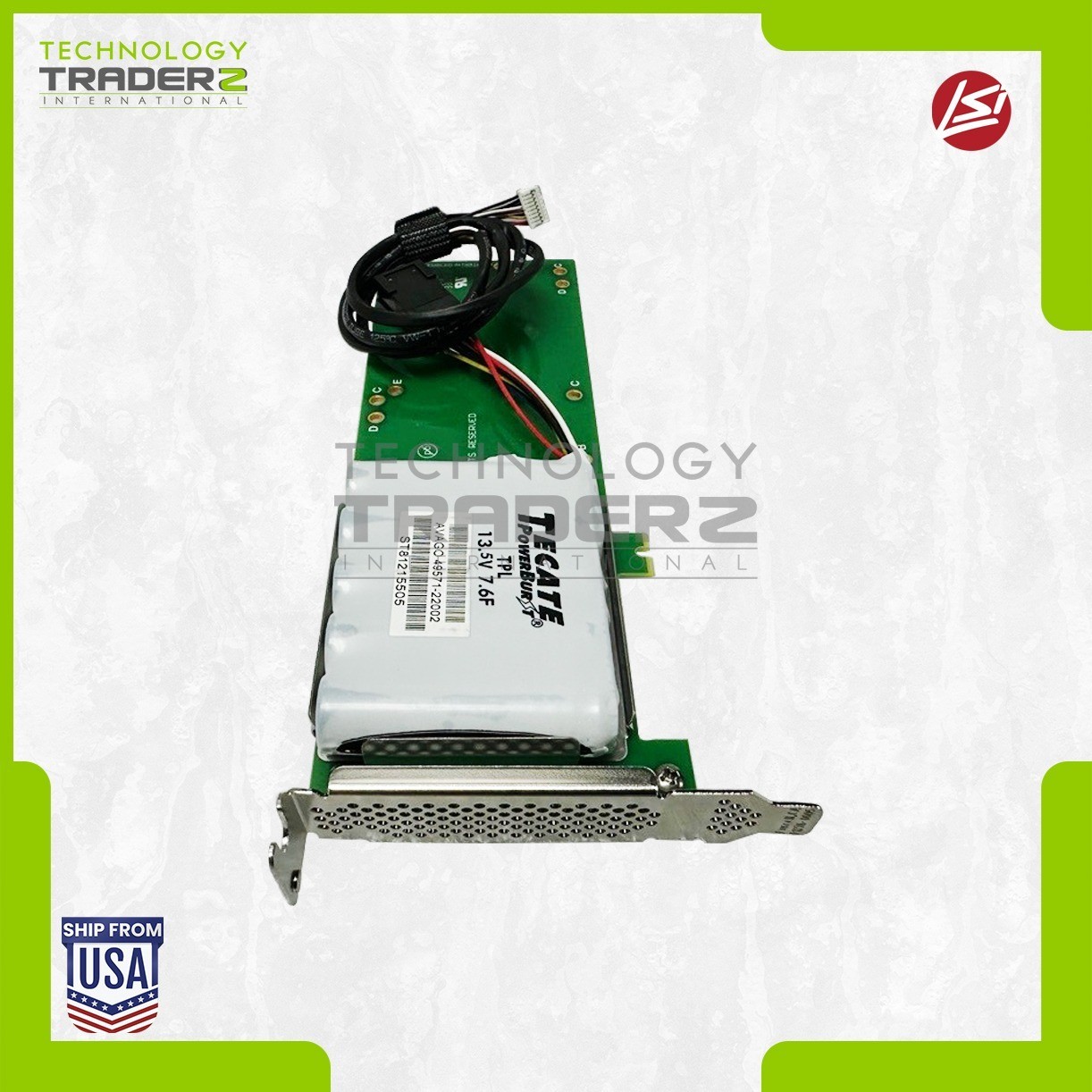 L3-25376-00A LSI Logic PCIe Raid Controller Remote Mount Board W/ Battery