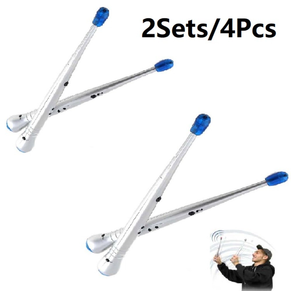2-Pair(4Pcs) Electronic Air Drumsticks - Silent Practice Percussion Instrument